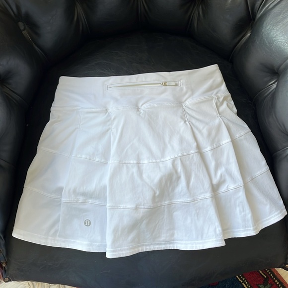 Lululemon Pace Rival MR Skirt *Long WHT 2 - Picture 3 of 5